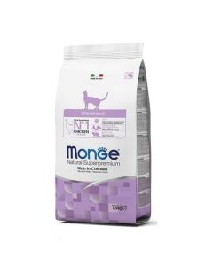 MONGE Hrana za mačke piletina STERILISED 1.5KG - 8009470011938