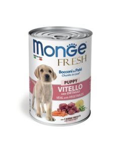 Monge fresh pašteta Puppy - Veal/vegetables 400gr - 8009470014441