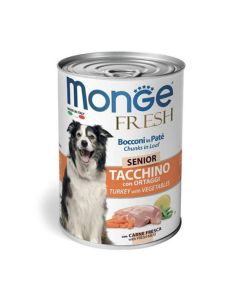 Monge fresh Senior - Turkey/vegetables 400gr - 8009470014489