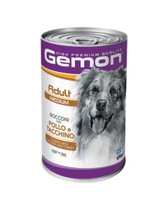 Gemon DOG adult konzerva pile/ćurka 1250gr - 8009470387927