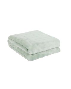DEKOR DOM Ćebe SOFT WAVE 200x220 - Light Green - 024926