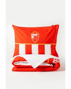 CRVENA ZVEZDA Set posteljine 140x200cm Grb, crvena - 801-25