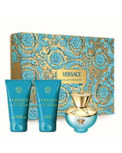 Versace Dylan Turquoise Gift set (  EDT 50ml + Body gel 50ml + Shower gel 50ml )