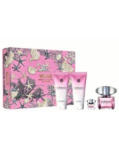 Versace Bright Crystal poklon set ( EDT 90 ml + SG 100 ml + BL 100 ml + Mini 5 ml )