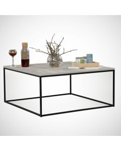 HANAH HOME Klub sto Poly, siva - 801CMY2849