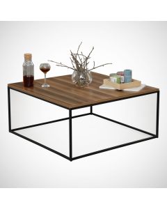HANAH HOME Klub sto Poly, braon - 801CMY2851