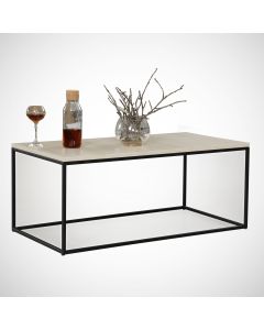 HANAH HOME Klub sto Cosco, crna/svetlobraon - 801CMY2854