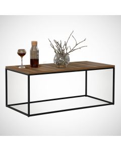 HANAH HOME Klub sto Cosco, crna/braon - 801CMY2858