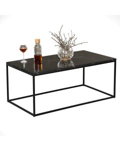 HANAH HOME Klub sto Cosco, mermer crna - 801CMY2859