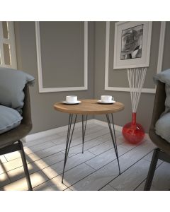 HANAH HOME Pomoćni stočić Sandalf, tamno braon