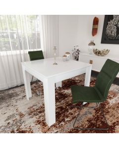 HANAH HOME Trpezarijski sto Single 90, bela