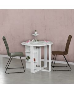 HANAH HOME Sklopivi trpezarijski sto Middle, bela