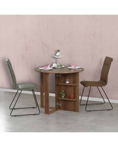 HANAH HOME Sklopivi trpezarijski sto Middle, braon