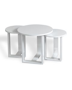 HANAH HOME Set klub stolova Mira, bela - 801CMY2925