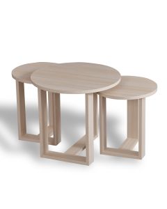 HANAH HOME Set klub stolova Mira, krem - 801CMY2927