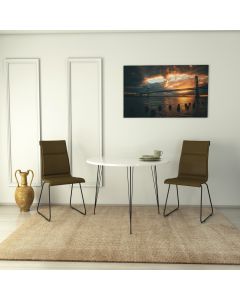 HANAH HOME Trpezarijski sto Sandalf, bela - 801CMY2930