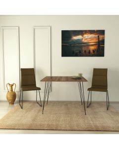 HANAH HOME Trpezarijski sto Sandalf, braon - 801CMY2937
