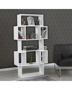 HANAH HOME Polica za knjige Box, bela - 801CMY3604