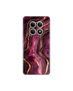 Maska za Xiaomi Redmi Note 15 5G Burgundy Silikonska Print