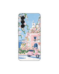 Maska za Samsung Galaxy A17 Silikonska Print Pink Italy