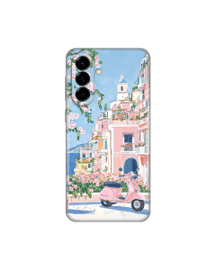 Maska za Samsung A576B Galaxy A57 5G Pink Italy Silikonska Print