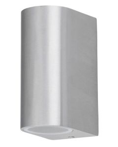 Rabalux Spoljna zidna rasveta Chile GU10 2x MAX 35W brušeni aluminijum (8034) - 8034