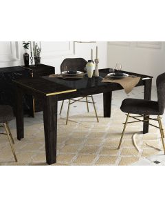 HANAH HOME Trpezarijski sto Veyron, crna - 804TRH4204