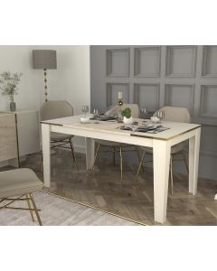 HANAH HOME Trpezarijski sto Veyron, krem