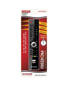 Superior Daljinski upravljač, za 4 uređaja, PC programiranje - SUPERIOR 4:1 FREEDOM - black - 3845-1