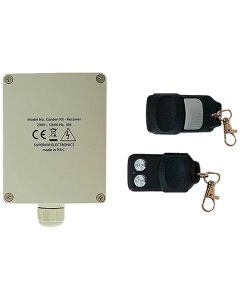 SUPERIOR Set za daljinsko upravljanje, 2 kanala, 2RC-a, 433 MHz - KIT GARDEN 433 - 10148