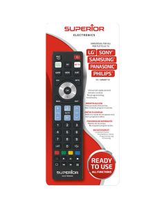 SUPERIOR Daljinski upravljač za LG/Sam./Sony/Phi./Pan.smart TV - RC Ready5 - 12310