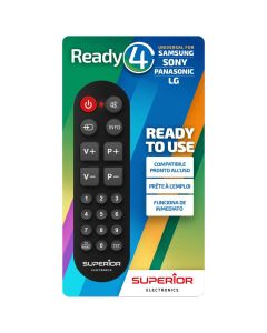 SUPERIOR Daljinski upravljač za LG/Sam./Sony/Pan TV prijemnike - RC Ready4 - 11813