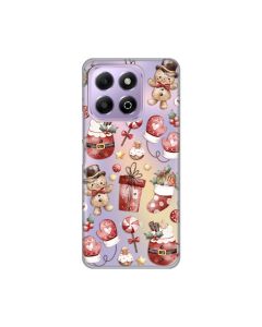 Maska za Honor X6b Cozy Christmas Silikonska Print Skin