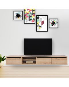 HANAH HOME TV komoda Rust, krem - 811MDD3020