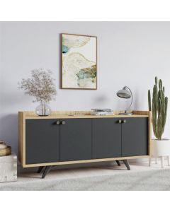 HANAH HOME Komoda Piran, krem/siva - 811MDD3433