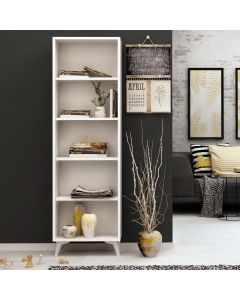 HANAH HOME Polica za knjige Potena, bela - 811MDD3602