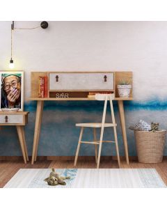 HANAH HOME Radni sto sa policom Soojin, svetlo braon