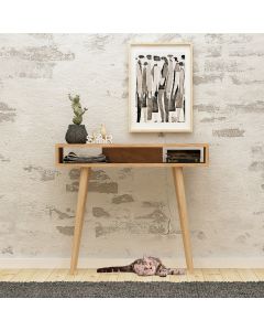 HANAH HOME Konzolni sto Ottoke svetlo braon