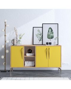 HANAH HOME Komoda Suder, žuta/krem - 811MDD4115