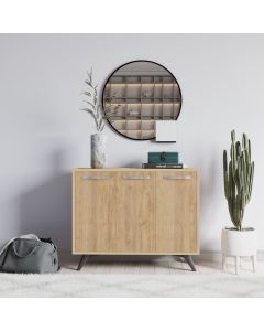 HANAH HOME Komoda Piffa, svetlo braon