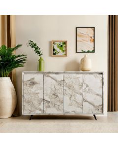 HANAH HOME Komoda Shans, mermerna