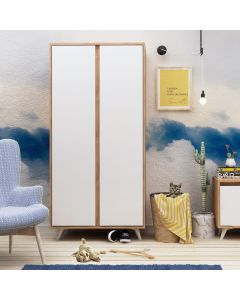 HANAH HOME Ormar Ajumma, bela/krem - 811MDD4901