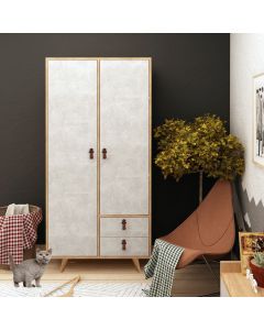 HANAH HOME Ormar Suwon, siva/krem - 811MDD4902