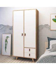 HANAH HOME Ormar Musso, bela/krem - 811MDD4904