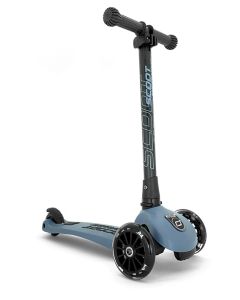 SCOOT AND RIDE Trotinet za decu Highwaykick 3 LED Steel - 96347