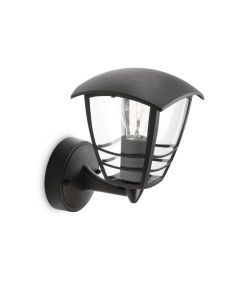 PHILIPS Creek spoljašnja zidna svetiljka crna - na gore 1x60W 15380/30/16