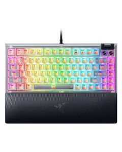 BlackWidow V4 75% - Hot-swappable Mechanical Gaming Keyboard - Phantom White Edition - US Layout