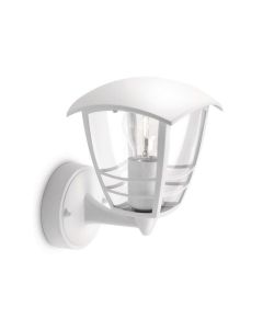 PHILIPS Creek spoljašnja zidna svetiljka bela - na gore 1x60W - 15380-31-16