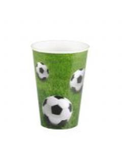 DOMY Čaša papirna 0.2l, 10/1, fudbal - 81640
