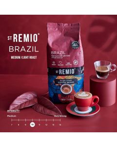 ST REMIO Pržena kafa u zrnu  BRAZIL UTZ 1000G C AU RA - 44132633739494